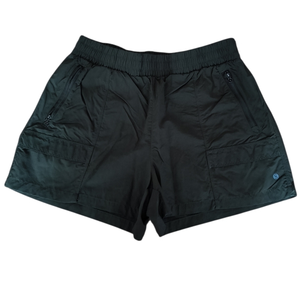 Layer 8 Army Green 100% Nylon Hiking Shorts Size M